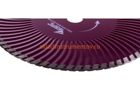 Диск алмазный отрезной турбо волна (230x22.2 мм) КУРС 37275