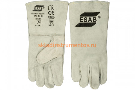 Спилковые краги с подкладкой ESAB Heavy Duty BASIC 9L СВ000008903