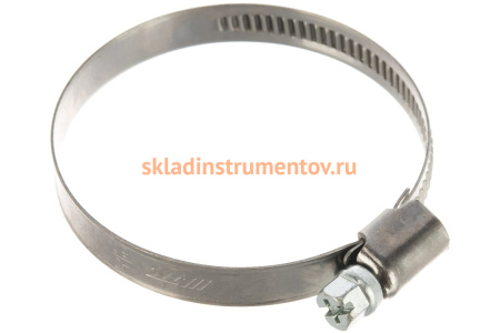 Ленточный червячный хомут 040-060мм нержавеющая сталь JTC-ZN60