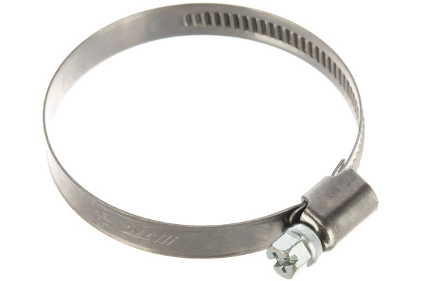 Ленточный червячный хомут 040-060мм нержавеющая сталь JTC-ZN60