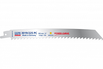 Полотно по древесине 3019/225PC (5 шт; 225х19х1.05 мм; 205 мм; 4 TPI) WILPU 1267500005