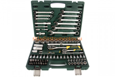 Набор торцовых головок 1/2",1/4", 82шт Kraftool EXPERT QUALITAT SUPER LOCK 27887-H82_z02