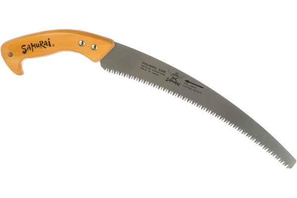 Усиленная пила изогнутое полотно, деревянная ручка SAMURAI W-330-LH 2