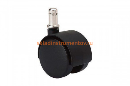 Колесная опора JET D40 мм без тормоза со штоком для крепл. черный FQ3008A.040BL99