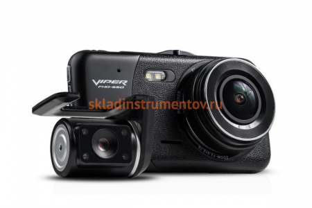 Видеорегистратор Viper 650 + кам. заднего вида, салонная УТ000015028