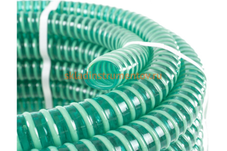 Шланг напорно-всасывающий со спиралью ПВХ (15 м; 25 мм; 3 атм) ЗУБР 40325-25-15