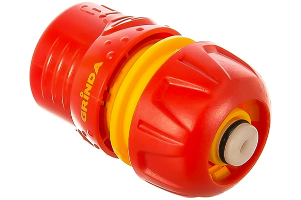 Соединитель пластмассовый 3/4" c автостопом и запирающим механизмом Grinda 8-426332