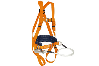 Удерживающая система с наплечными и набедренными лямками и стропом из каната ПРОГРЕСС СЕФЕТИ УС 2 ВЖ