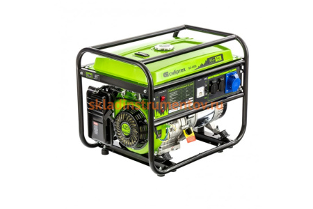 Бензиновый генератор 5,5 кВт, 230В, 4-х такт., 25 л, ручной стартер СИБРТЕХ БС-6500 94546