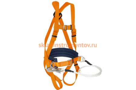 Удерживающая система с наплечными и набедренными лямками и стропом из каната ПРОГРЕСС СЕФЕТИ УС 2 ВЖ