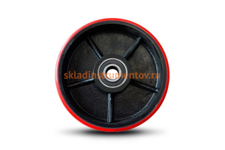 Колесо с подшипником полиуретановое 160х50 мм для RHP/JC/DB/CW/CBY-ACL/BFC TOR 1001403