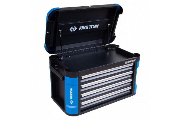 Инструментальный ящик KING TONY 4 ящика и отсек 87G11-4B-BK