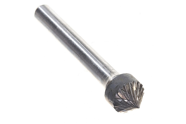 Борфреза твердосплавная зенкер 90 град. с двойной насечкой (10х5 мм; хвостовик 6 мм) ПНЕВМО-ТРЕЙД K1005-M06