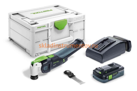 Аккумуляторный многофункциональный инструмент FESTOOL Vecturo OSC 18 HPC4 0 EI-Plus 576595 Аккумуляторный многофункциональный инструмент FESTOOL Vecturo OSC 18 HPC4 0 EI-Plus 576595