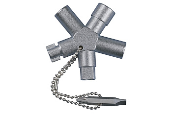 Ключ универсальный для распределительного шкафа с полумесяцем HAUPA „HUPkey“ 110697