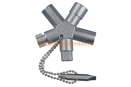 Ключ универсальный для распределительного шкафа с полумесяцем HAUPA „HUPkey“ 110697