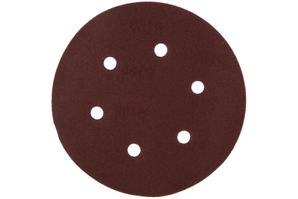 Круг шлифовальный на липкой основе (5 шт; 150 мм; Р180) ПРАКТИКА 031-594