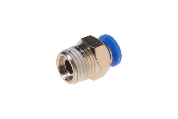 Фитинг для пластиковых трубок (6 мм; 1/4М) ROCKFORCE RF-SPC06-02