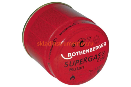 Газовый баллончик Rothenberger SUPERGAS C200 35901-В Газовый баллончик Rothenberger SUPERGAS C200 35901-В