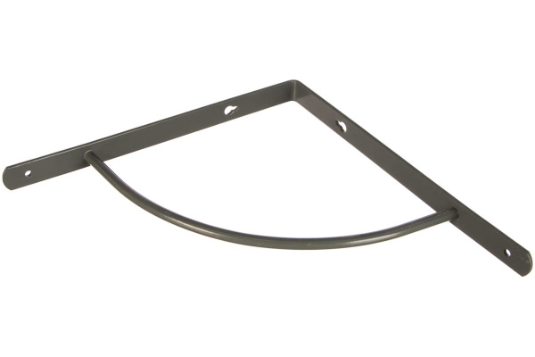 Арочный выгнутый кронштейн СИБРТЕХ 250х250х20 мм серый 94059