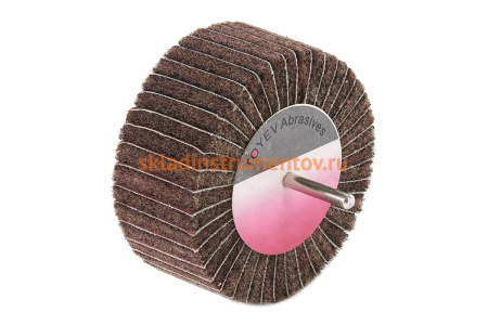 Щетка комбинированная шлифовальная на шпинделе SKM (80x50x6 мм; A-MED+P100) Toyev 005011