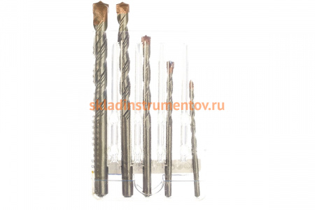 Сверла ударные по бетону TURBOКEIL 4.0-10.0 мм, 5 шт., мягк.упак. KEIL 258350410