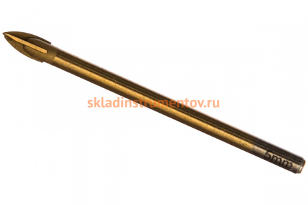 Сверло по стеклу Квадро (5 мм) ПРАКТИКА 034-960