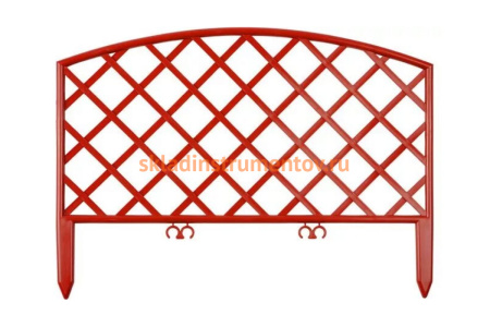 Декоративный забор Grinda ПЛЕТЕНЬ 28x320 см, терракот 422207-T