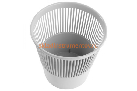 Корзина для бумаг BRAUBERG сетчатая, 9 литров, серая 237002 Корзина для бумаг BRAUBERG сетчатая, 9 литров, серая 237002