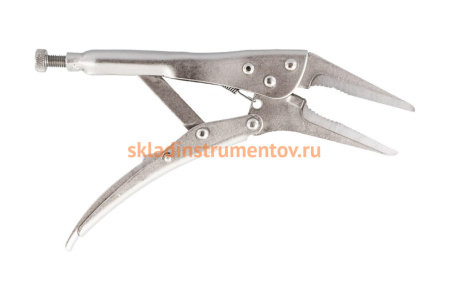 Зажимные клещи с удлиненными губками 225мм КОБАЛЬТ 244-254