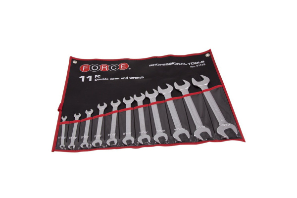 Набор дюймовых рожковых ключей FORCE 5112S
