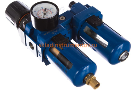 Фильтр воздушный с редуктором и лубрикатором (1/4"; 1700 л/мин) NORDBERG NP8412
