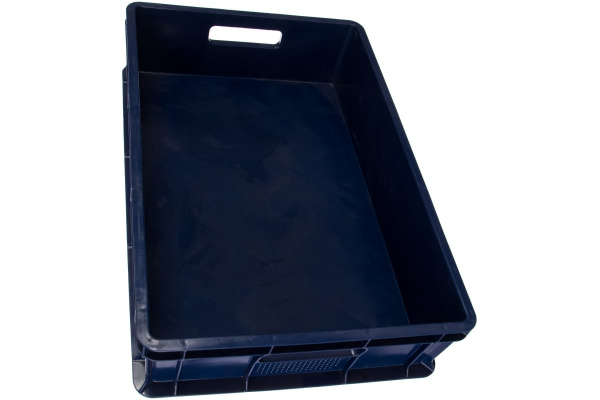 Сплошной ящик с ручками Тара.ру 600х400х140 мм, синий 17654