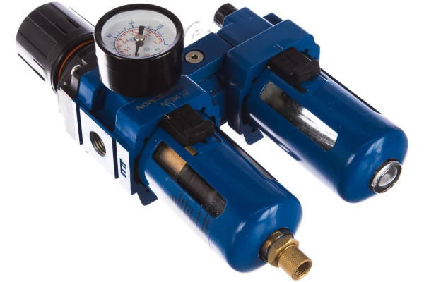 Фильтр воздушный с редуктором и лубрикатором (1/4"; 1700 л/мин) NORDBERG NP8412