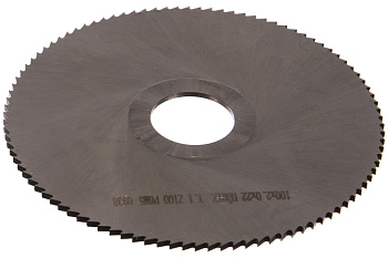 Фреза отрезная (100x2x22 мм; тип 1; z=100; Р6М5) HORTZ 205626