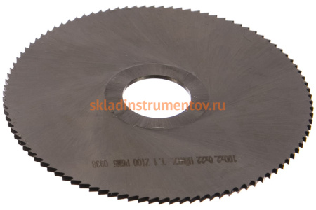 Фреза отрезная (100x2x22 мм; тип 1; z=100; Р6М5) HORTZ 205626