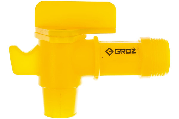 Пластиковый кран на бочку Groz FAU/34 GR44387