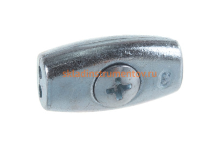 Зажим троса ЗУБР Бочонок 3мм, 2 шт, 304456-03 Зажим троса ЗУБР Бочонок 3мм, 2 шт, 304456-03