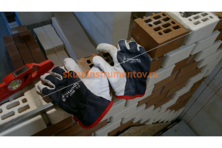 Перчатки 2Hands полиэстер/овечья кожа 0750- 9,5