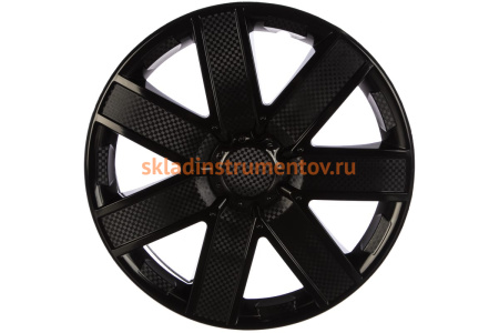 Колесные колпаки Airline 16" Гелакси, черный глянец, 2 шт. AWCC-16-22