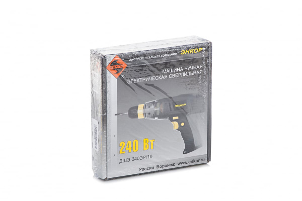 Дрель Энкор ДШЭ-240ЭР/10 50060
