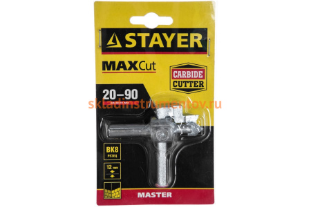Сверло MASTER "Балеринка" (30-90 мм) STAYER 3330_z01 Сверло MASTER "Балеринка" (30-90 мм) STAYER 3330_z01