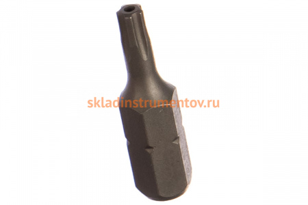 Бита Torx с отверстием 5-ти лучевая (TS15; 25 мм; 1/4) FORCE 12F2515