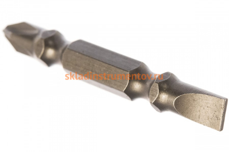 Вставки шестигранные двусторонние Norma 50мм, SL5,5хPh2, 2шт. Archimedes 91011