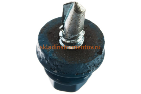 Саморезы Зубр для крепления кровельных материалов к деревянной обрешетке, цвет RAL 5009 небесно-голубой, оцинкованный, 5,5x19мм, 2500шт 4-300310-55-019-5009