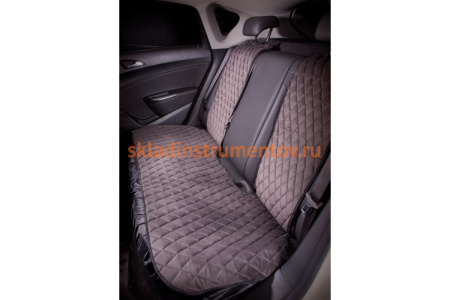 Накидка Airline Алькантара, задняя 3 предмета, серая ASC-B-02