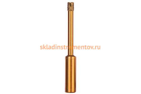 Коронка алмазная по керамограниту (6 мм) ПРАКТИКА 035-011