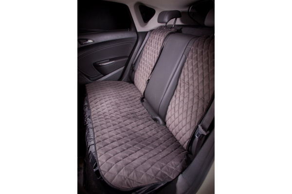 Накидка Airline Алькантара, задняя 3 предмета, серая ASC-B-02