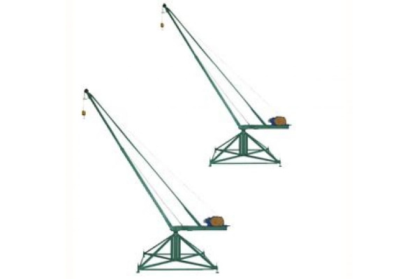 Стреловой поворотный кран TOR МАСТЕР 320 кг, 80 м, без противовесов 11932060