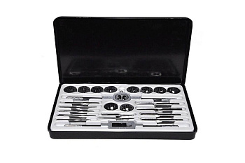 Набор метчиков и плашек TORIN метрический, 24 предмета TRX024METRIC